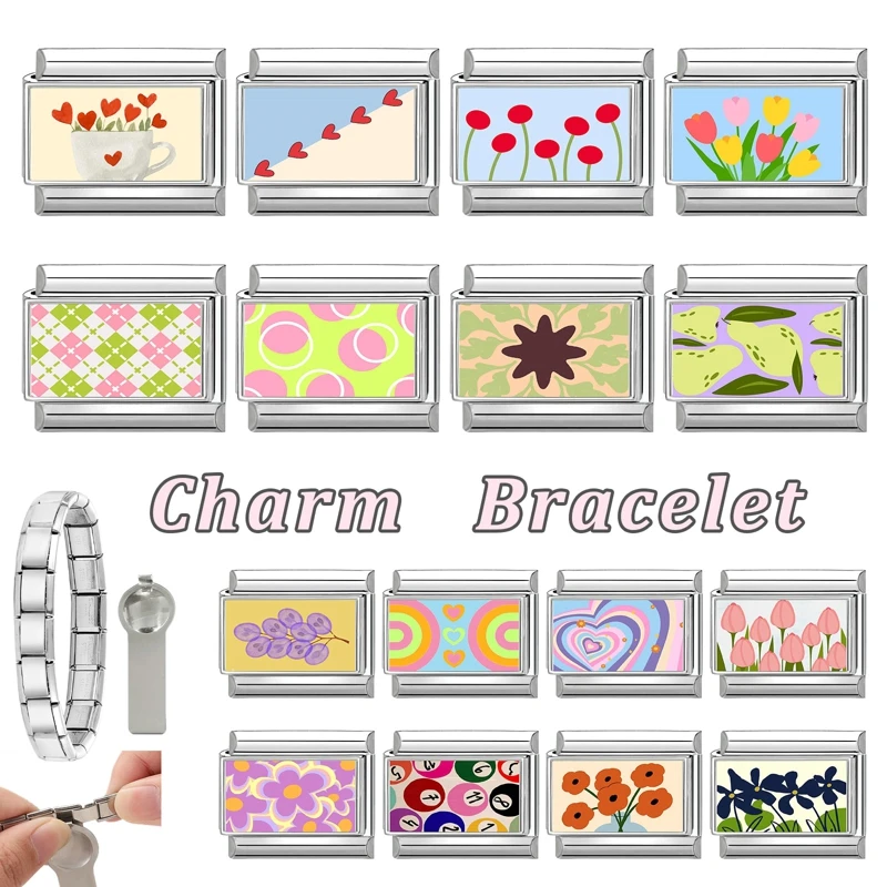 Girls Girls Charm Stainless Steel Bracelet Accessories
