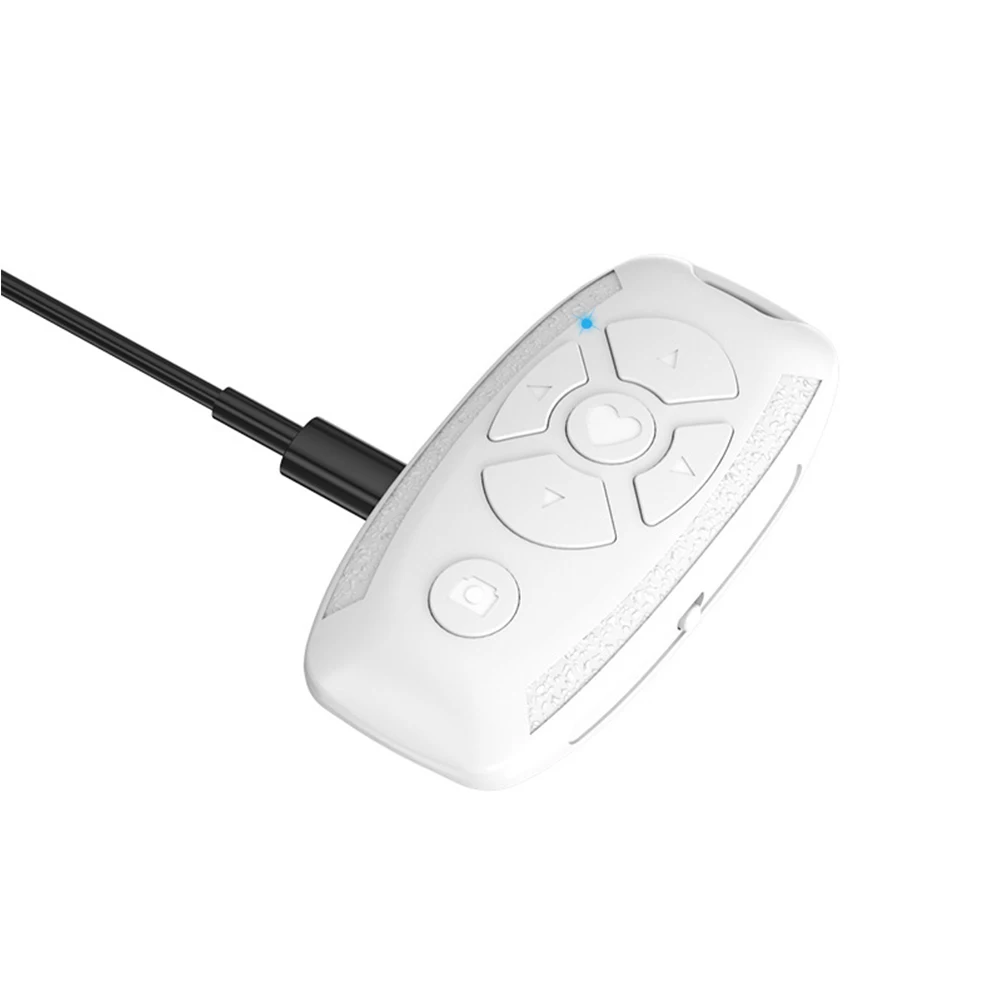 Universal Mobile Phone Selfie Camera Shutter Bluetooth-compatible Remote Control Button Buit-in Battery Rechargeable Controller