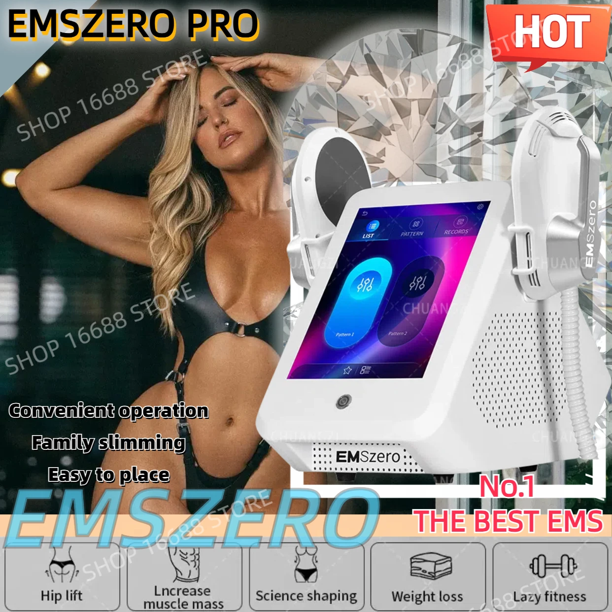 

Emszero Nova NEO Professional EMS ZERO PRO ULTRA RF Machine 2024 EMS Body Sculpting Machie HIEMT Weight loss Muscle Stimulation