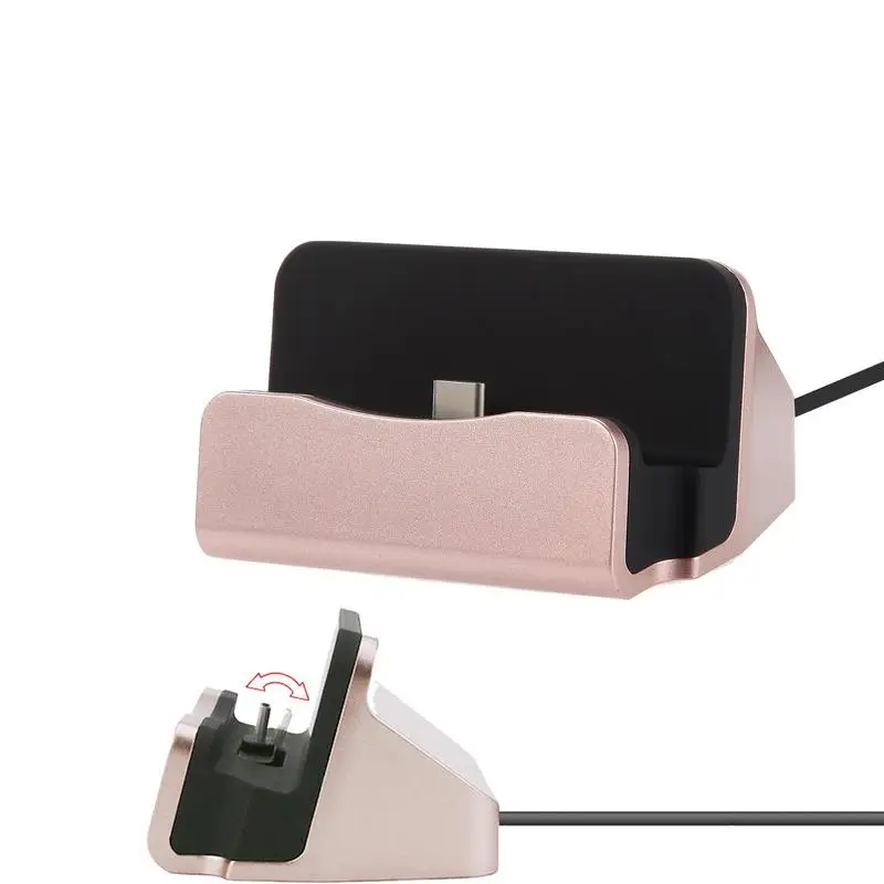 C Type Phone Charging Dock Cell Phone Docking Station Type C Fast Charger Desktop Countertop Charger For type c docking station docking station