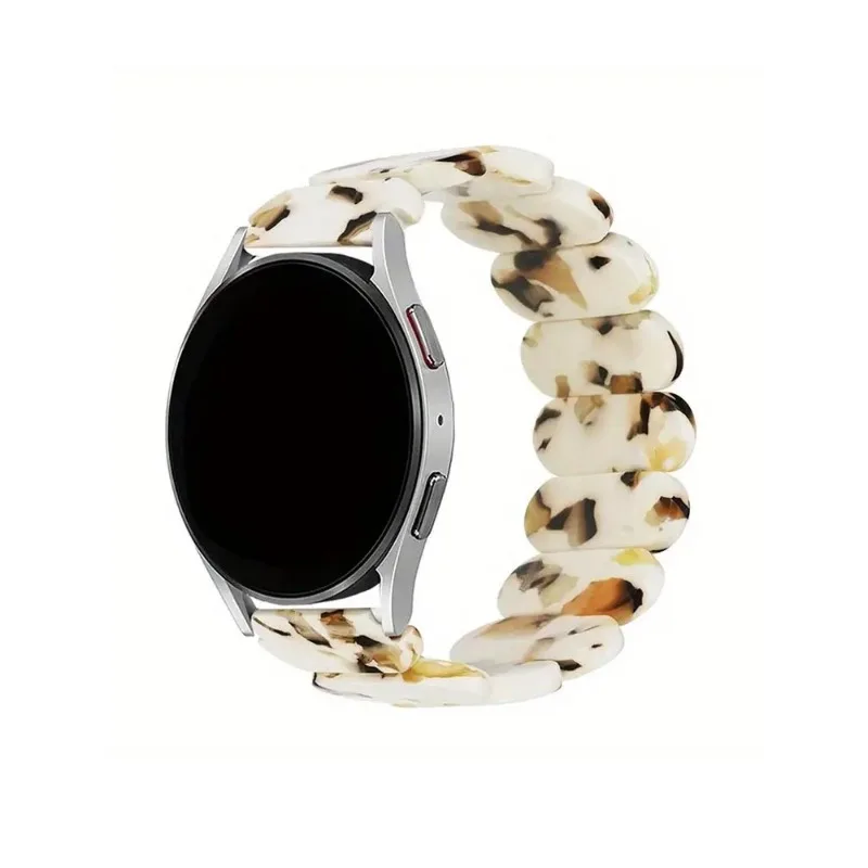 Elegant Resin Replacement Bracelet for Smartwatches - 20mm/22mm Strap