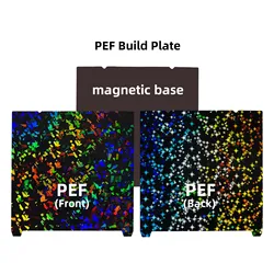 Advanced PEI Spring Steel Build Plate, 235x235mm Textured and Smooth Surfaces (PEF-with base)