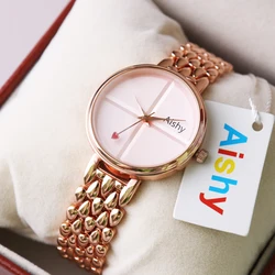2023 Year watch for women Sport carved waterproof fashion Watch with CK style shining wristwatch bracelet dropshipping