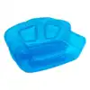 Inflatable Double Person Sofa Clear/Pink/Blue/Green Blow UP Chairs Portable Air Sofa Camping Yard Couchs Outdoor Activitiy 3