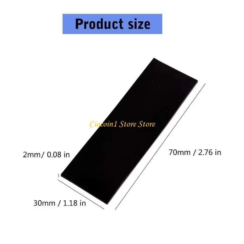 Coussinets antidérapants silicone pour batterie drone - Lot 5/10 pièces