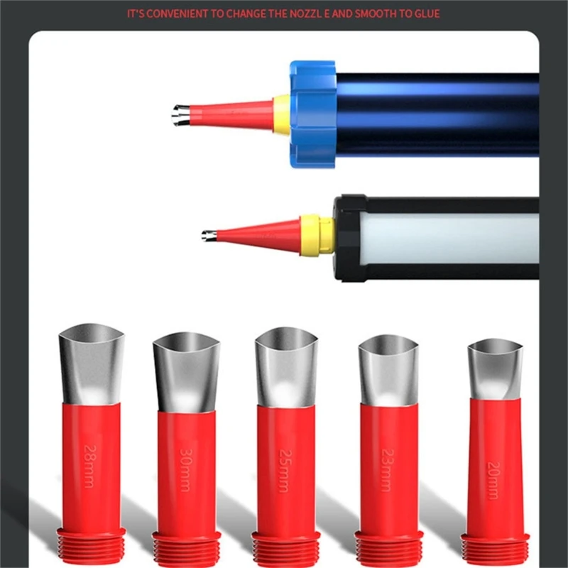 

M6CF прочный удлинитель для пистолета для чеканки, насадка для герметика, инструмент, насадка для герметика, набор финишеров,