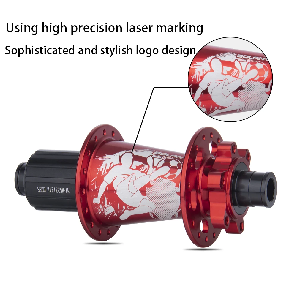 Bolany Mtb Boost Cube Mozzi 6 Pawls Mountain Bike Rolling Xd/Hg/Ms Hub Nbk 32 Hole 120 Sound Thru Cuscinetto Per Bicicletta 110X15 148X12