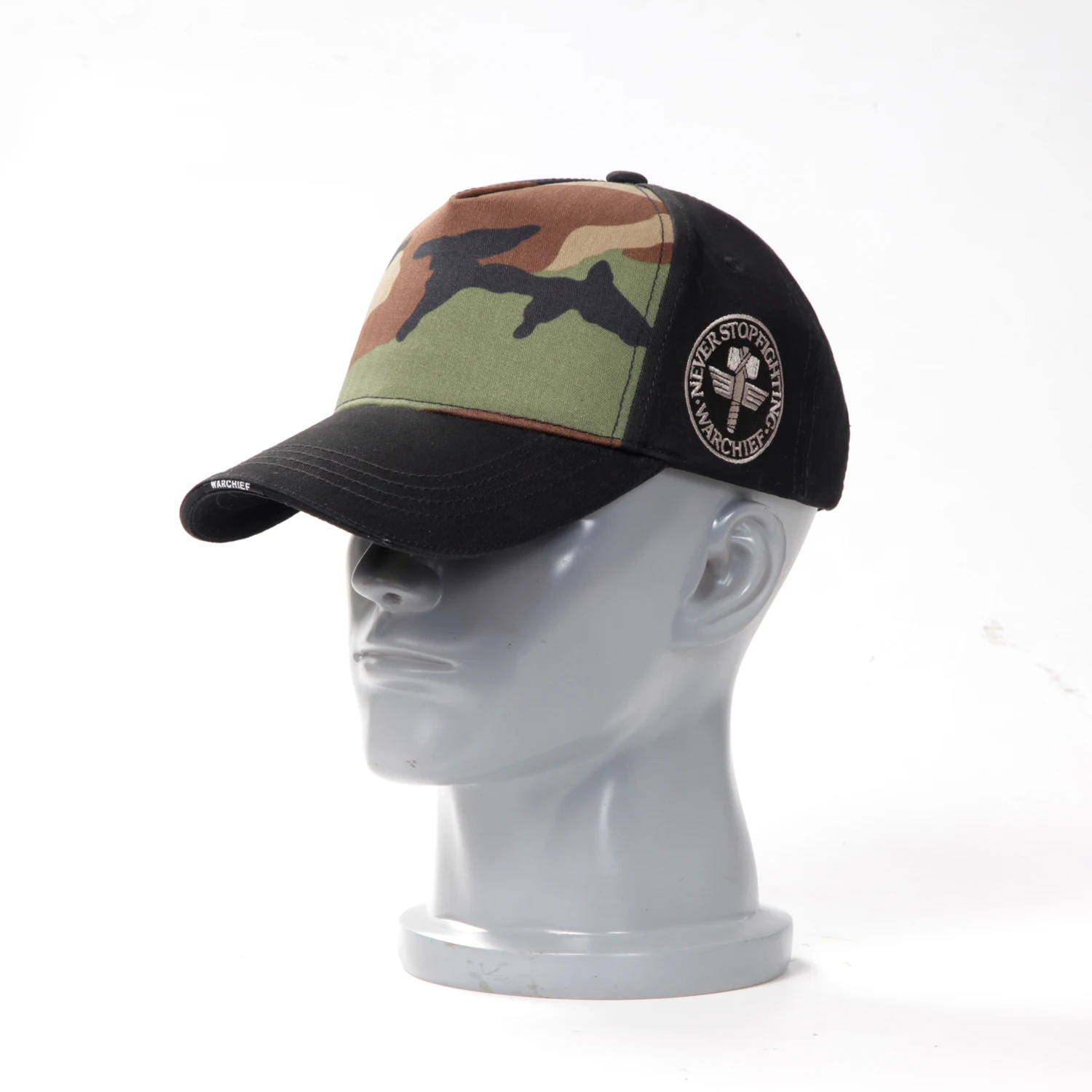 Tactical Camouflage Hat Adjustable Outdoor Sports Sunscreen Cap Unisex Breathable for Hunting Fishing