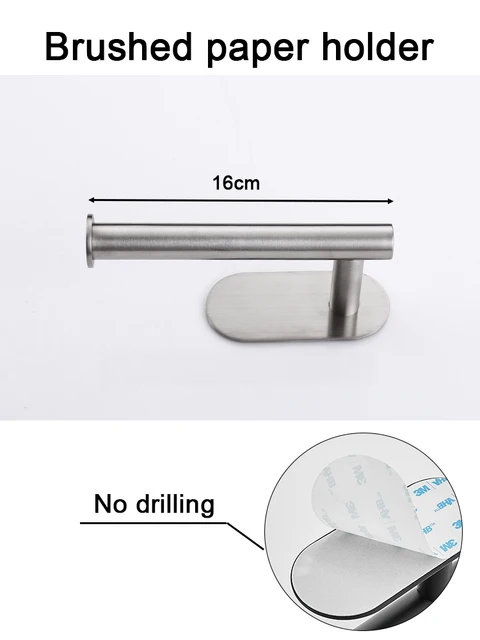 Brushed paper holder