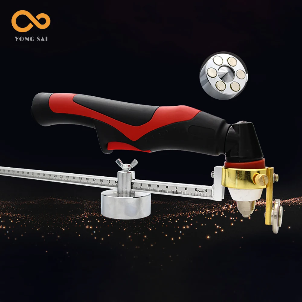 Plasma Cutting Circular Circle Gauge Adjustable Magnetic Guide Wheel Inverter DC LGK-100 Plasma Cutter Part P80