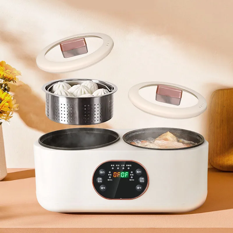 Double gallbladder electric rice cooker fully automatic and multifunctional electric hot pot steaming intelligent electric pot 3
