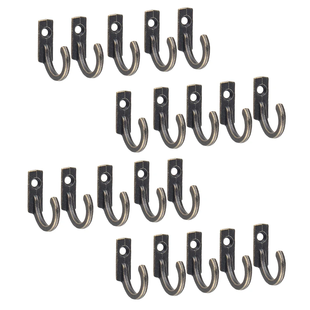 

20Pcs Wall-Mounted Wall Hooks Vintage Small Clothes Hooks Wall Metal Hooks