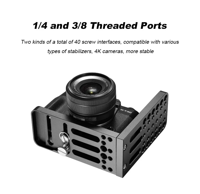 Universal Camera L Bracket Thicken 1/4 Inch Screw L Shape Holder Tripod Vertical