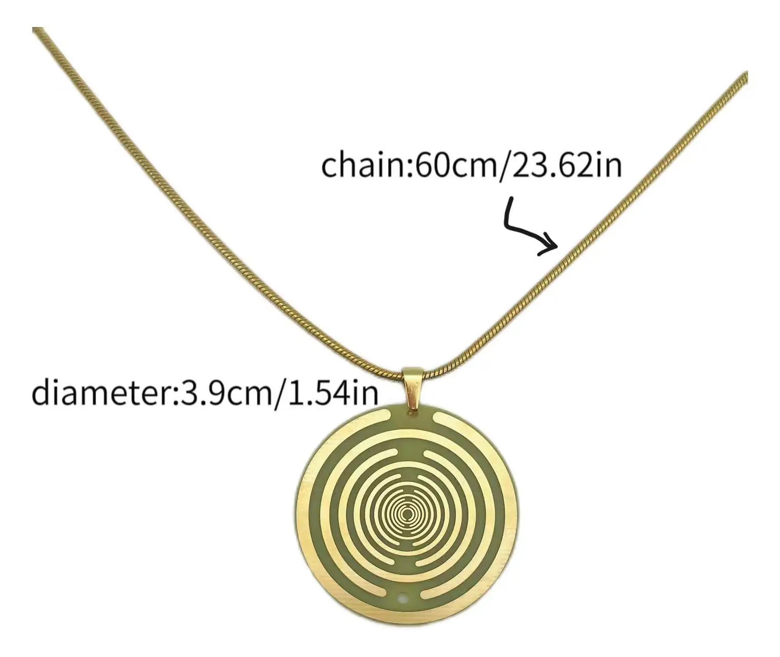 New Lakhovsky MWO EMF Necklace Pendant With Golden Stainless Steel Chain Necklace Fashion Jewelry 2