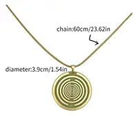 New Lakhovsky MWO EMF Necklace Pendant With Golden Stainless Steel Chain Necklace Fashion Jewelry 2