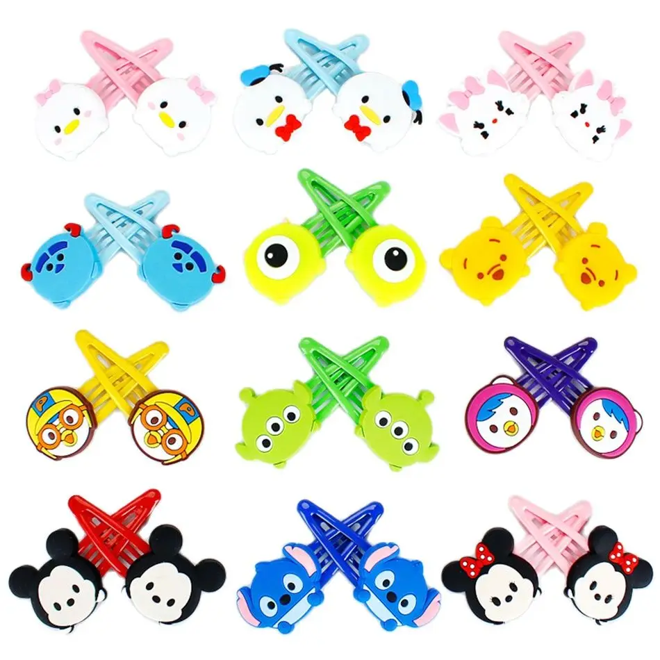 

DISNEY Princess Girls Hair Accessories Cartoon Hair Clips for Baby Girls Hairpins Fashion Women Decorations Head Ornaments Decor