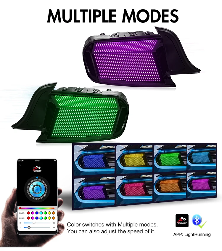 RGB-Rücklicht für 2015-2023 Ford Mustang Mit Mehreren Animationsmodi Nahtloser Ersatz Auto-Upgrade-Zubehör Dynamisch – Detail 4