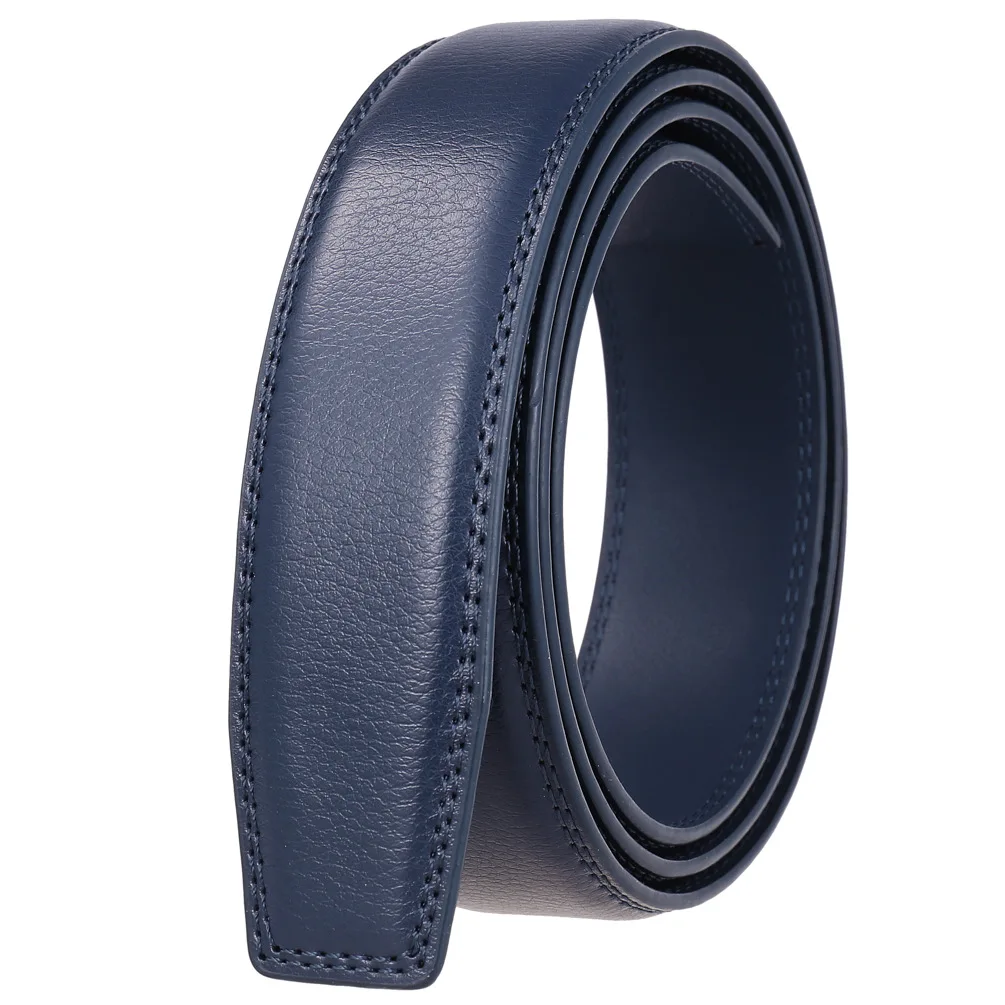 3.5cm Width Durable Without Buckle Replacement Waistband Classic Waistband Genuine Leather Belt Non-porous Girdle