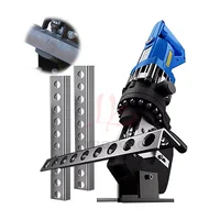 Multifunctional Electric Hydraulic Machine Portable Punching Machine C Type Steel  Beveled Angle Rounded Angle The Moveable 5cm 1