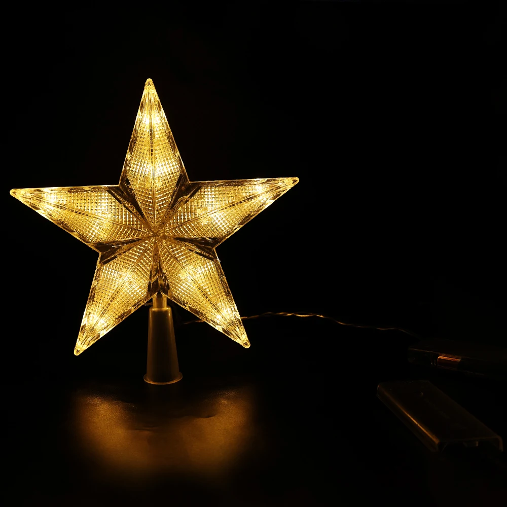 thumbnail image 1 of Navidad 2023 Xmas Tree Led Star Lights Christmas Tree Decor Ornaments Garland Fairy Lights For Navidad New Year Party Decoration, 1 of 5