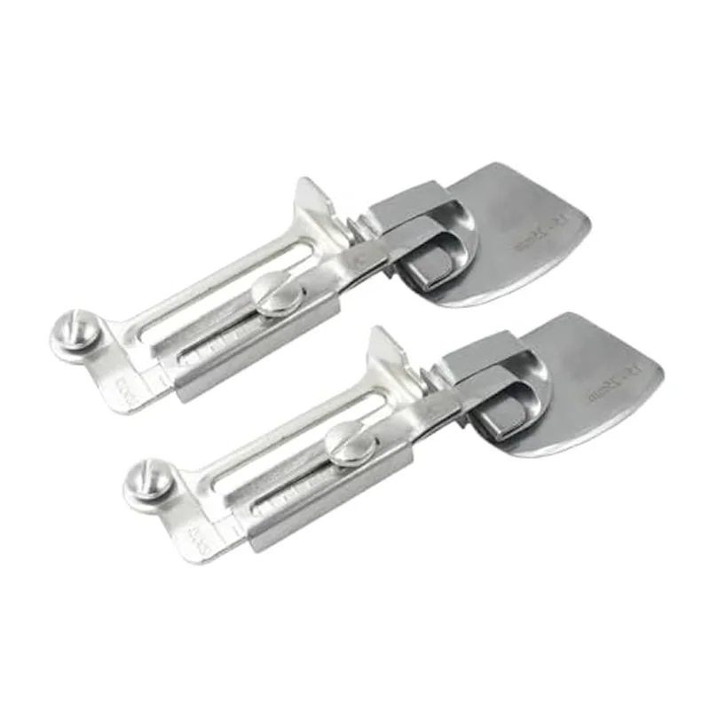 Adjustable Sewing Rolled Hemmer Foot, 2Pc 15-25MM Adjustable Universal Sewing Rolled Hemmer Foot Set Easy Install Easy To Use