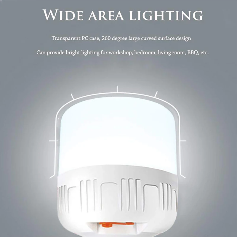 Waterproof And Rechargeable LED Night Light Bulb Dimmable Emergency Light Outdoor Barbecue Tent Courtyard Garden led light bulbs