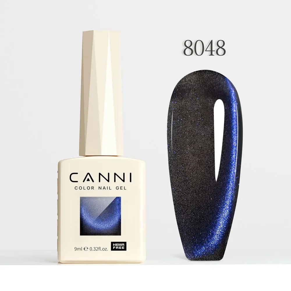 Holographic Glitter Gel Nail Polish – Sparkling Cat Eye Effect with Diamond Shine