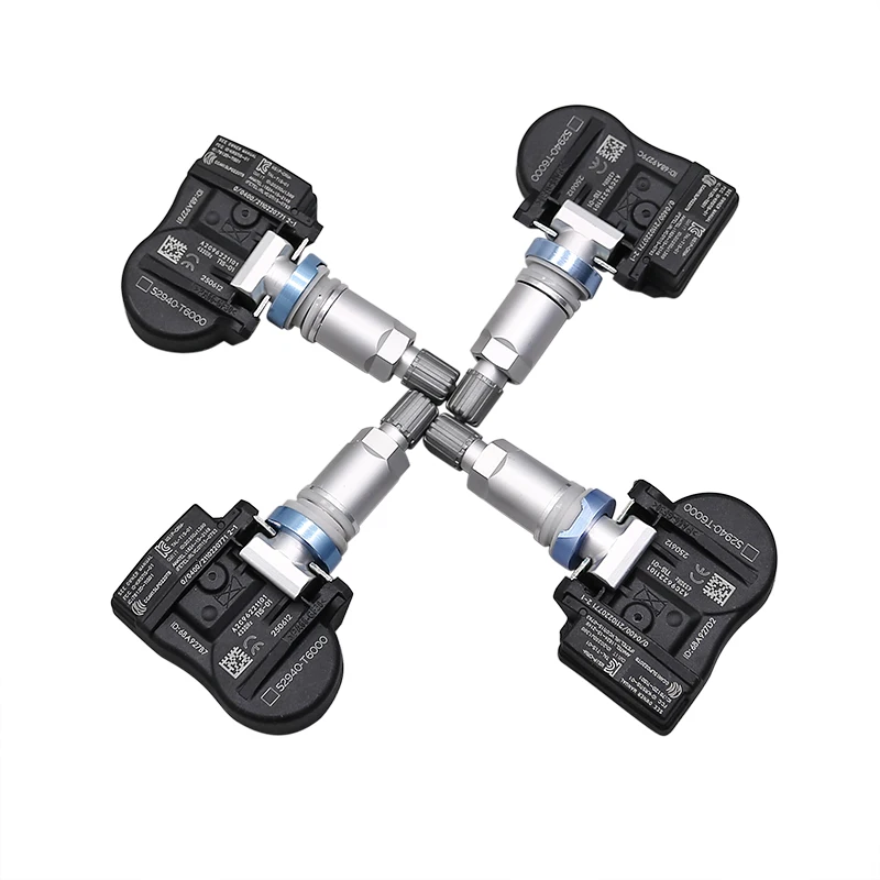 Enhanced Tire Pressure Monitoring System Sensor - Pack of 4 (433MHz)