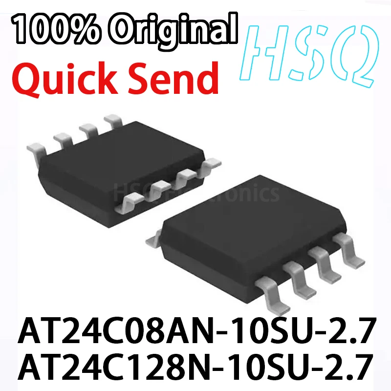 

1PCS AT24C128N-10SU-2.7 New 24C08N AT24C08AN-10SU-2.7 SOP-8 Memory Chip