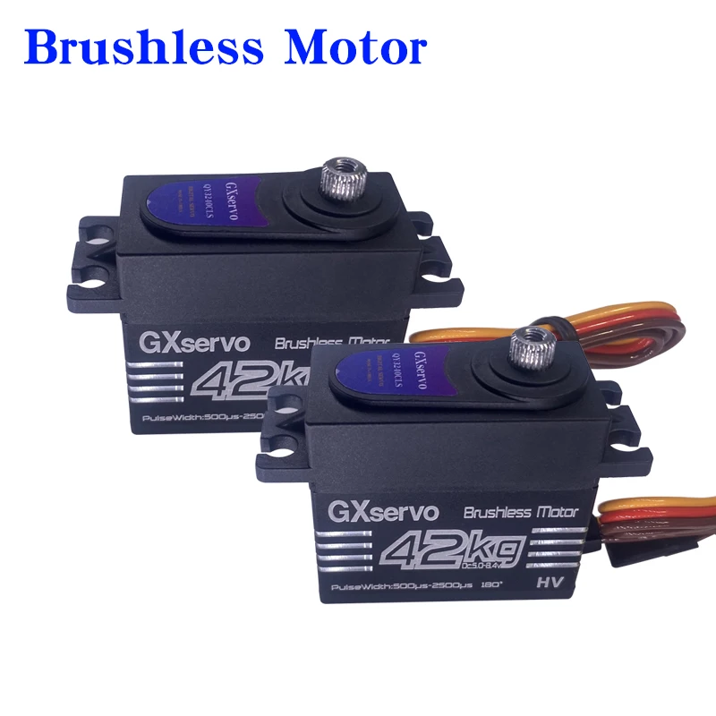 GXservo Rc 자동차 브러시리스 디지털 서보, 방수, 높은 토크, 원격 트롤리 자동차 부품, 로봇 DIY 보트 1/8, 1/10 스케일, 42kg