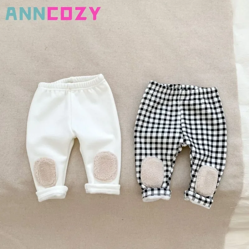 

Winter Infant Pants Baby Girls Plush And Thick Pants Pantyhose Baby Boy Clothing Cute Trousers