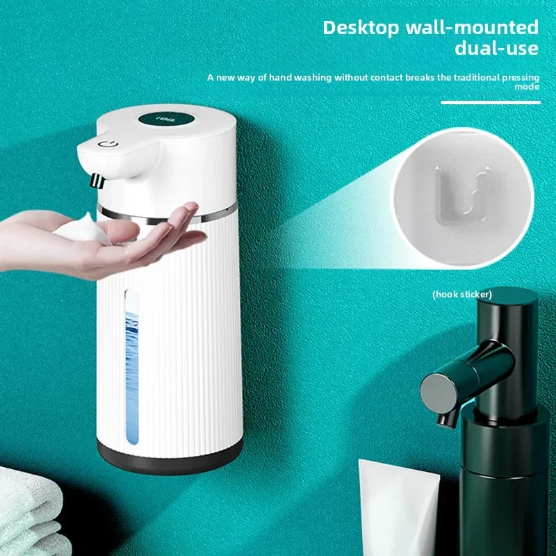 420ML Automatic Soap Dispenser Waterproof IPX6 Touchless Smart Hand Soap Dispenser USB C Rechargeable 1200 MAH Soap Dispenser