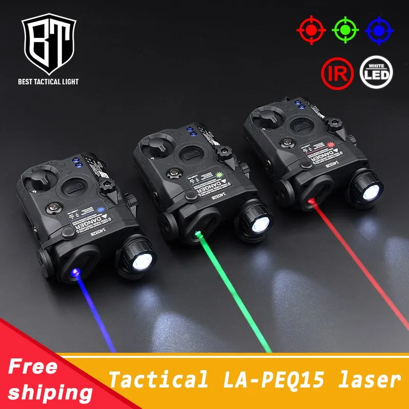 

Tactical UHP AN PEQ-15 IR Red Dot Sight Blue Green Version Fit 20mm Rail Weapon Led Scout Light Airsoft Accesory Hunting Laser