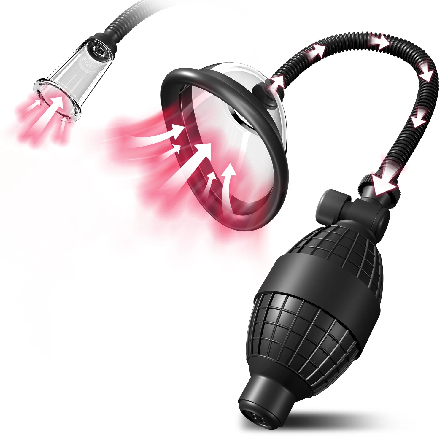 Pull Rod Pussy Pump Vagina Clitoris Sucker Manual Women Breast Massage Nipple Stimulator Enlarge Vacuum Pump Cover Adult Sex Toy