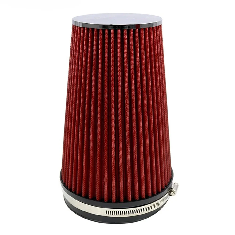 Intake Air Filter 6 Inch 190mm 265mm Short Long High Flow Racing Performance Cone Airfilter For KN Car Accessories