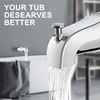 Bath Faucet with Easy to Use Pull up Diverter Practical Bathtub Spout Suitable for Daily Shower Use Bathroom Accessories 5