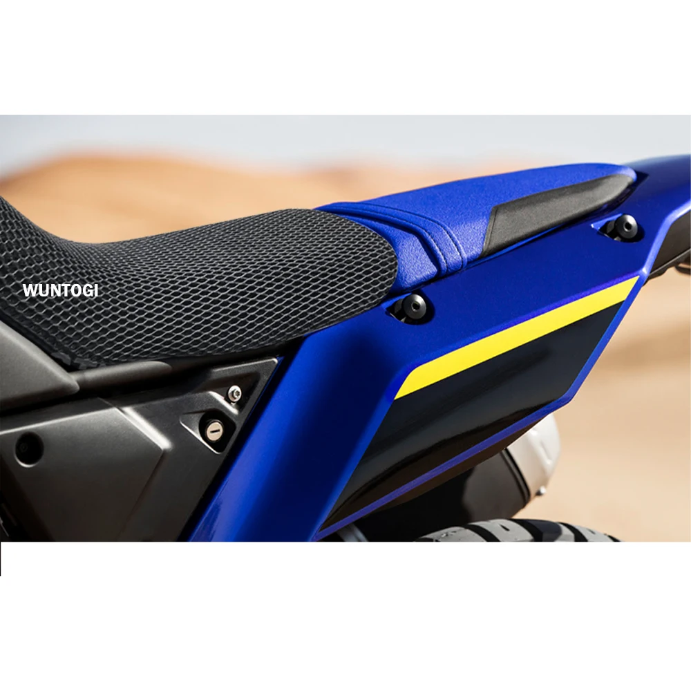 Motorcycle Seat Covers 3D Honeycomb Mesh Seat Cushion for Yamaha Tenere 700 World Raid motorcycle seat covers