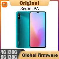 Xiaomi Redmi 9A Smartphone 6GB 128GB Global Rom Cellphone 5000mAh 6.53 inch MTK Helio G25 Octa Core 13MP Used phone