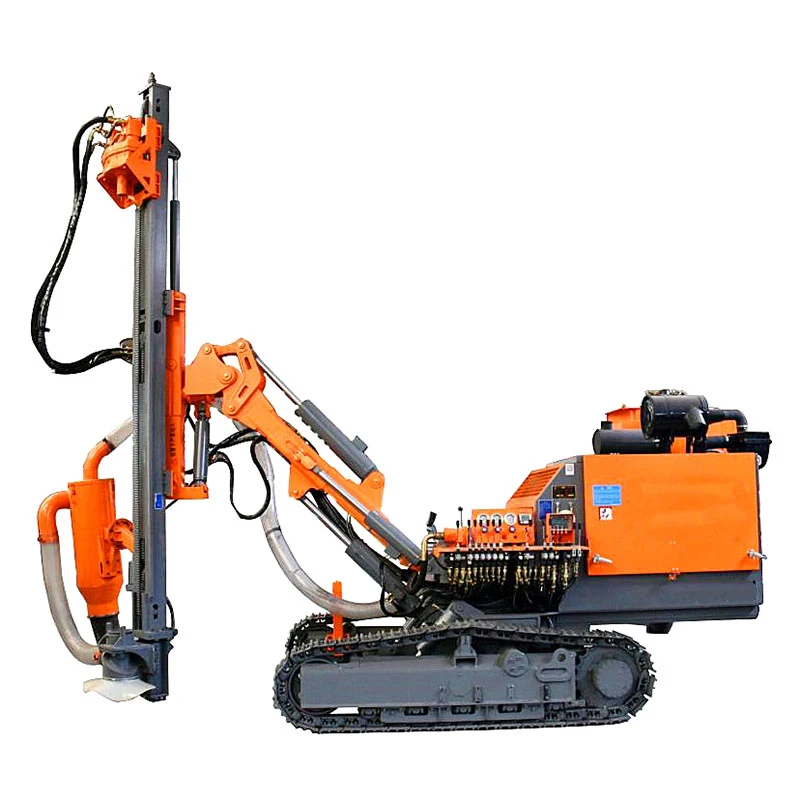 Dth Idraulico Drill Rig Machine Crawler Drilling Rigs Coclea Battipalo Cava Perforatrice Sabbiatura Mining Drilling Rig