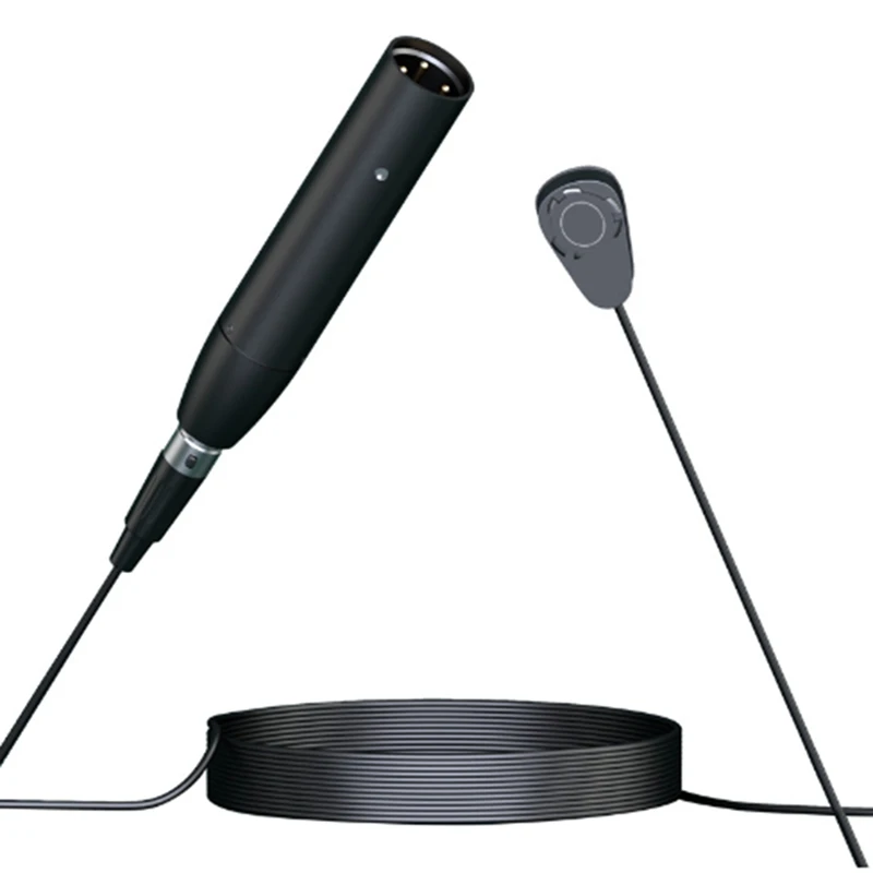 B63B-GC411 Instrument Pickup Wired Violin Microphone Musical Instrument Condenser Mics Omnidirectional Pickup With 5M Wire