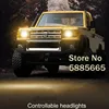 1/12 Simulation Electric Remote Control Pickup Truck 2.4G LED Lighing All Terrain Off Road High Speed 4WD Vehicle RC Car Boy Toy 2