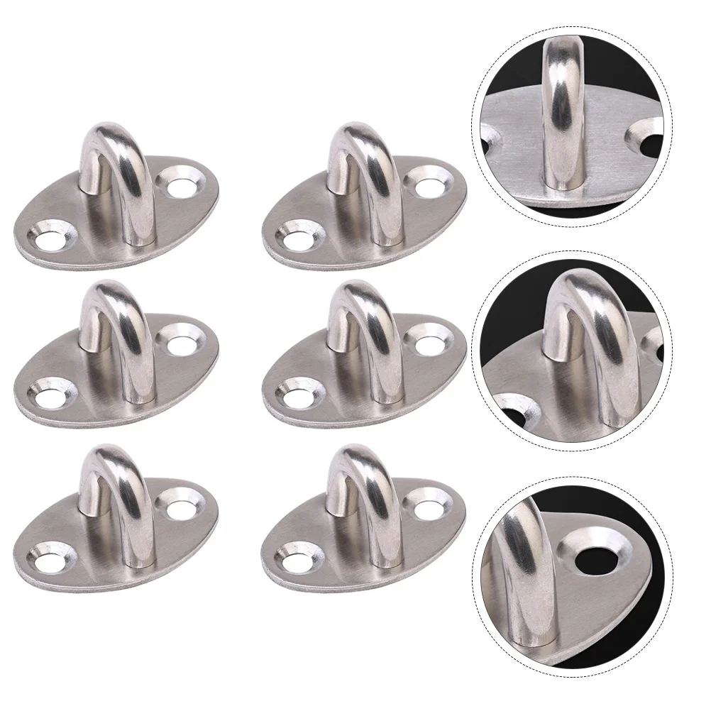 

Hook Ceiling Swing Eye Plate U Ring Staple Boat Hooks Pad Suspension Brackets Marineloop Chair Hanging Kit
