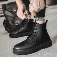 New All-match Military Boots Snow Fashion Autumn New Men's Boots Work Boots Outdoor Boots Platform Boots Men Boots Boots
