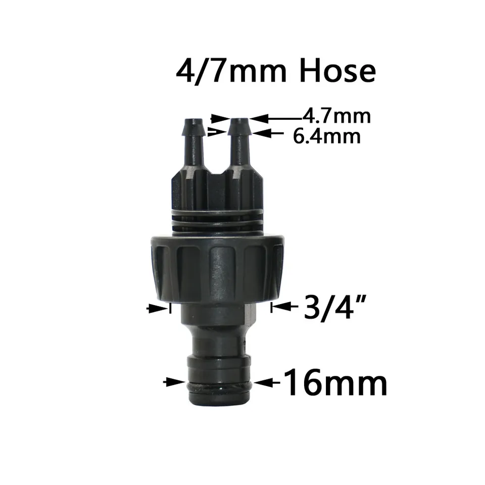 Connettore Ght Maschio Npt Maschio Hooshing 2 Adattatori Per Tubo Da Giardino Da 3/4 NPT Maschio A 3 Raccordo Filettature Diverse