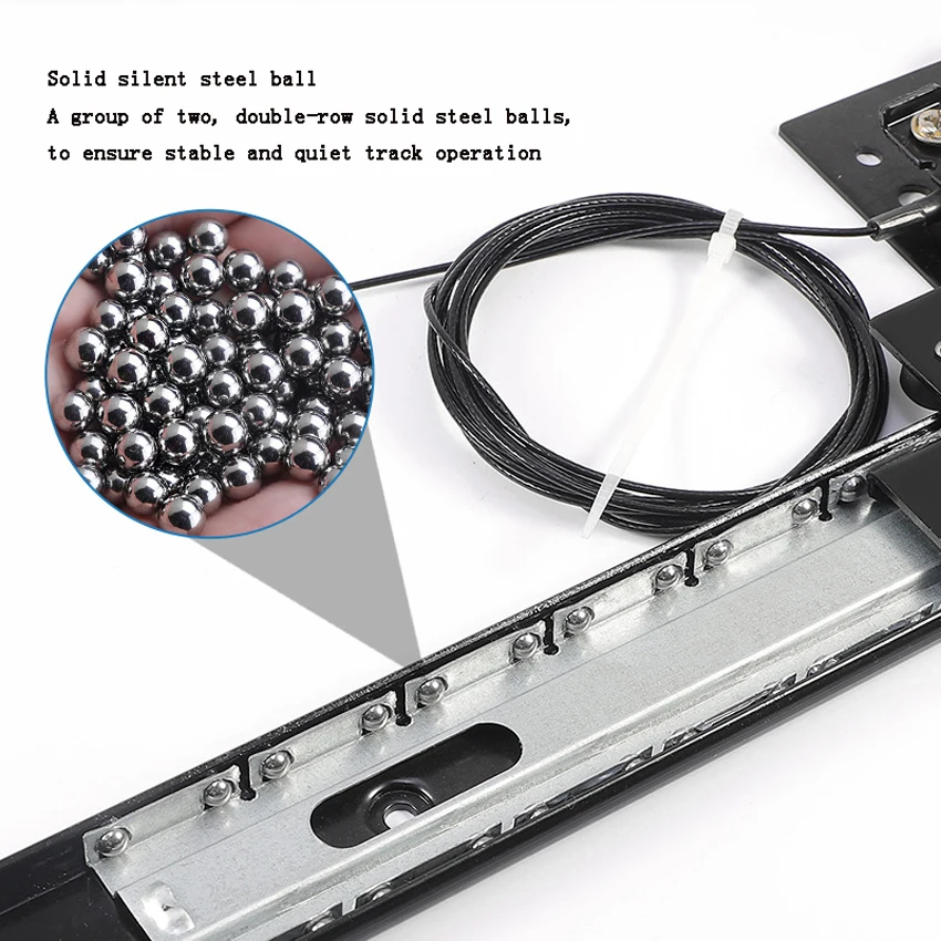 Drawer Slides Cabinet Side Hidden Rail Wardrobe Folding Telescopic Plug-in Storage Swing Door Furniture Hardware Set