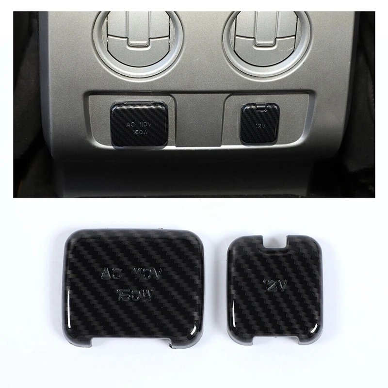 

Задняя панель розетки декоративная крышка для Ford F-150 F150 2009-2014 Аксессуары-ABS углеродное волокно