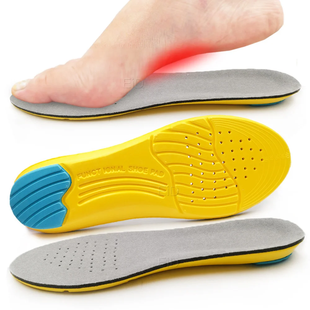 Schuh Einsätze Pad Weiche Sport Einlegesohlen Memory Schaum Atmungsaktive Outdoor Laufschuhe Silikon Gel Kissen Orthopädische Einlegesohlen EU 35-47 größe – Detail 16
