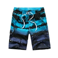 Summer Men's Beach Shorts Printing Casual Loose Hawaii Quick Dry Board Shorts Bermuda Surf Board Shorts Mens Short Pants 2