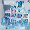 Diy Set Miniatures Dollhouse 3D Cartoon Doll Castle Villa Toys Girl 1/12 Fantasy Doll House Assemble Scene Accessories Furniture 3
