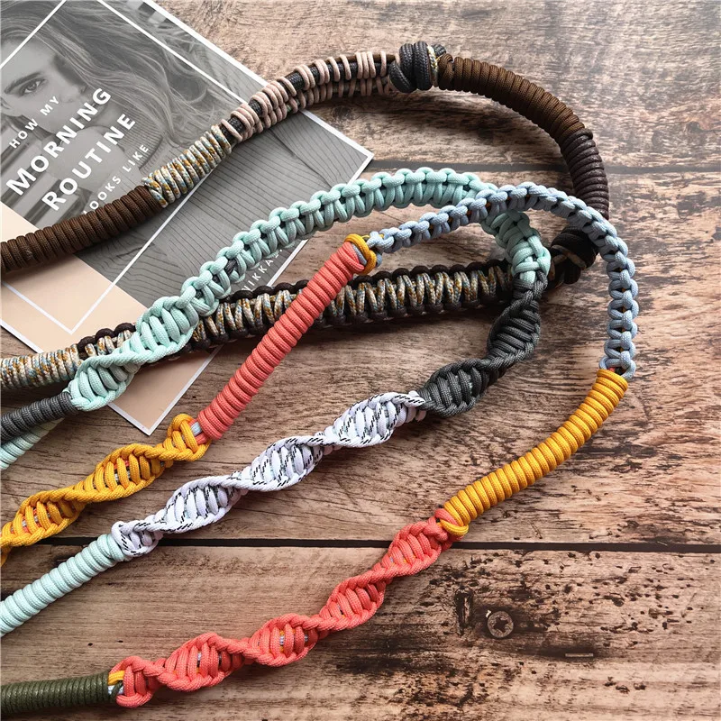 Luxury Handmade Crossbody Smartphone Chain Strap with Heavy Metal Keyring